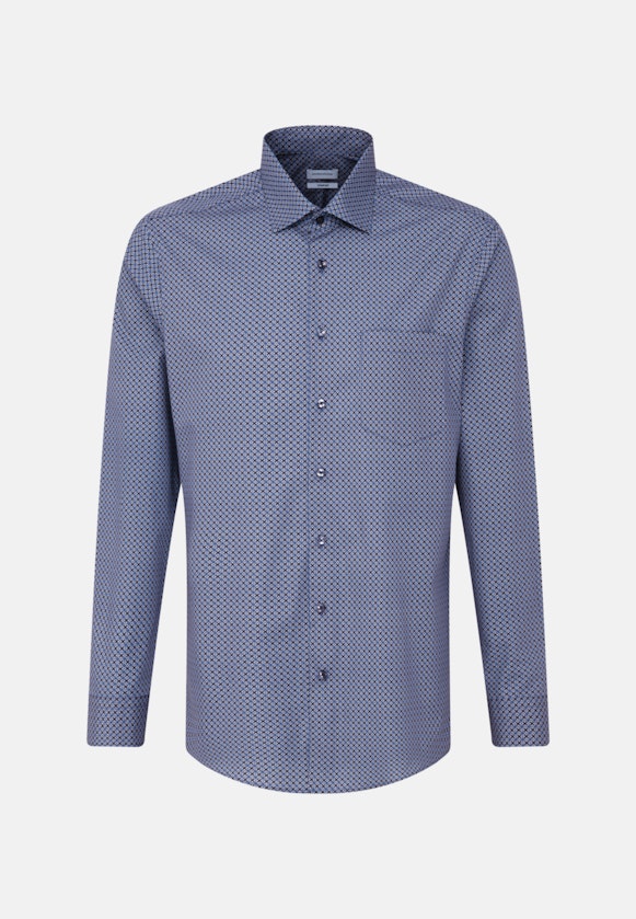 Comfort Chemise d'affaires Imprimé in Bleu Foncé |  Seidensticker Onlineshop