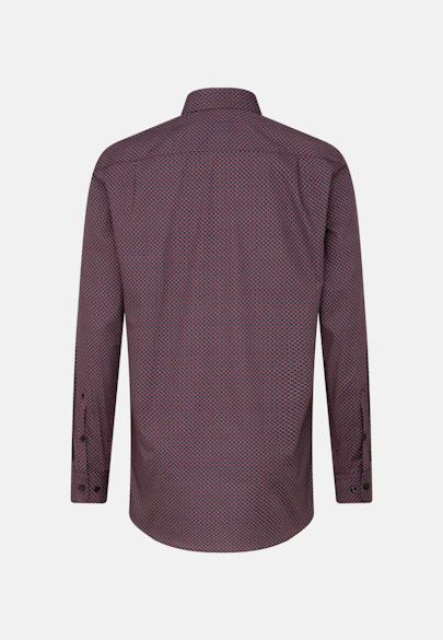 Comfort Business Hemd Druck in Rot |  Seidensticker Onlineshop