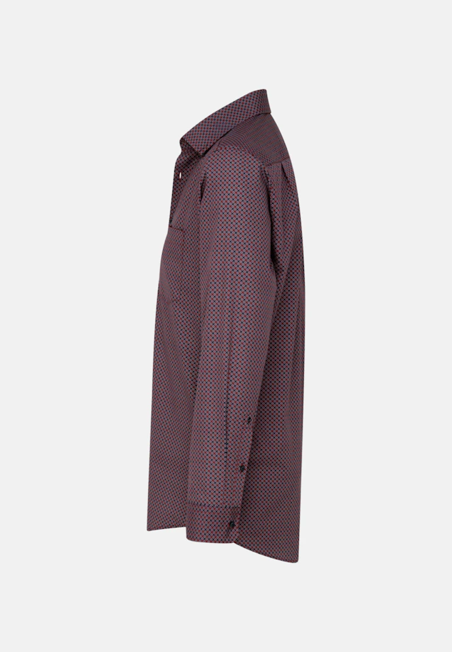 Comfort Business Hemd Druck in Rot |  Seidensticker Onlineshop