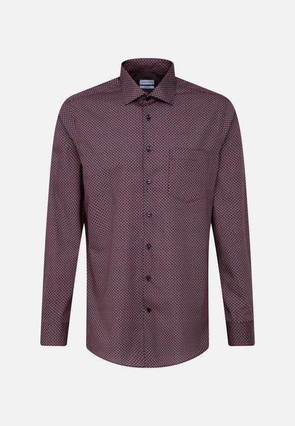 Comfort Business shirt Print in Red |  Seidensticker Onlineshop