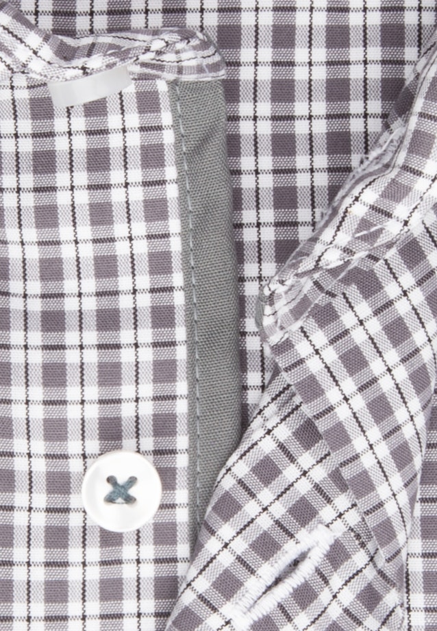 Comfort Business shirt Check in Grey |  Seidensticker Onlineshop