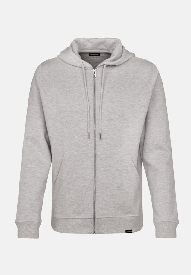 Hood Sweat jacket in Grey |  Seidensticker Onlineshop