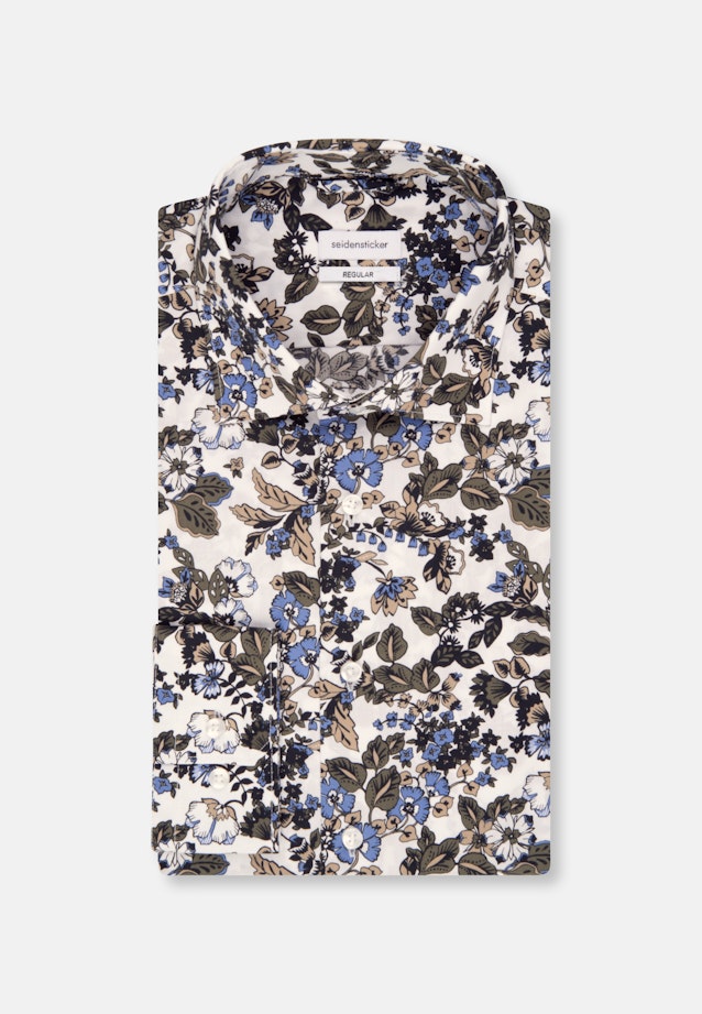 Regular Chemise d'affaires Floral in Vert |  Seidensticker Onlineshop