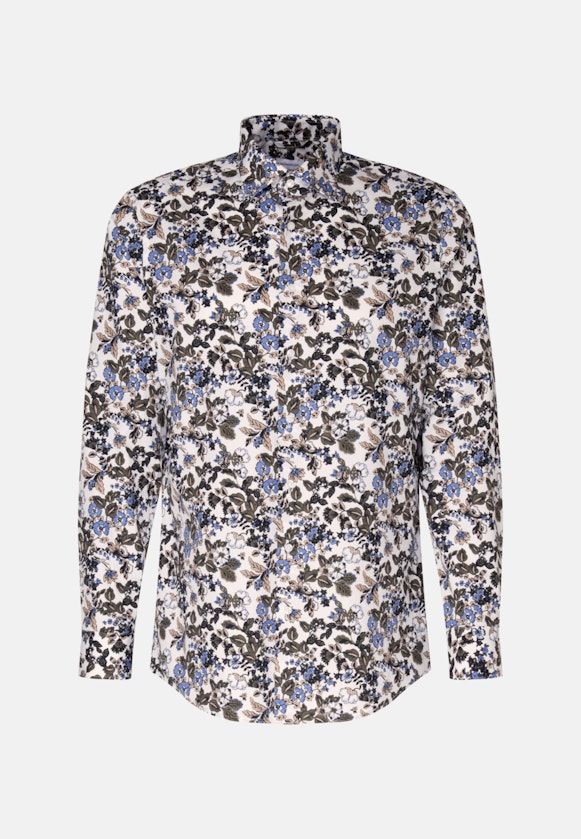 Regular Chemise d'affaires Floral in Vert |  Seidensticker Onlineshop