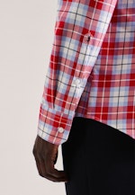 Bügelfreies Twill Business Hemd in Slim mit Button-Down-Kragen in Rot |  Seidensticker Onlineshop