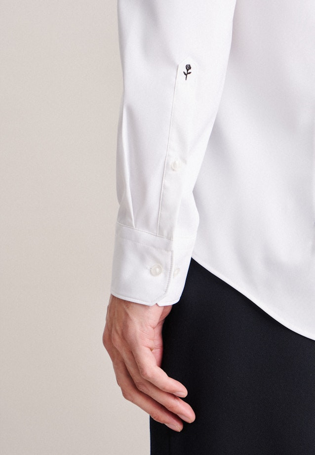 Slim Chemise Performance Uni in Blanc |  Seidensticker Onlineshop