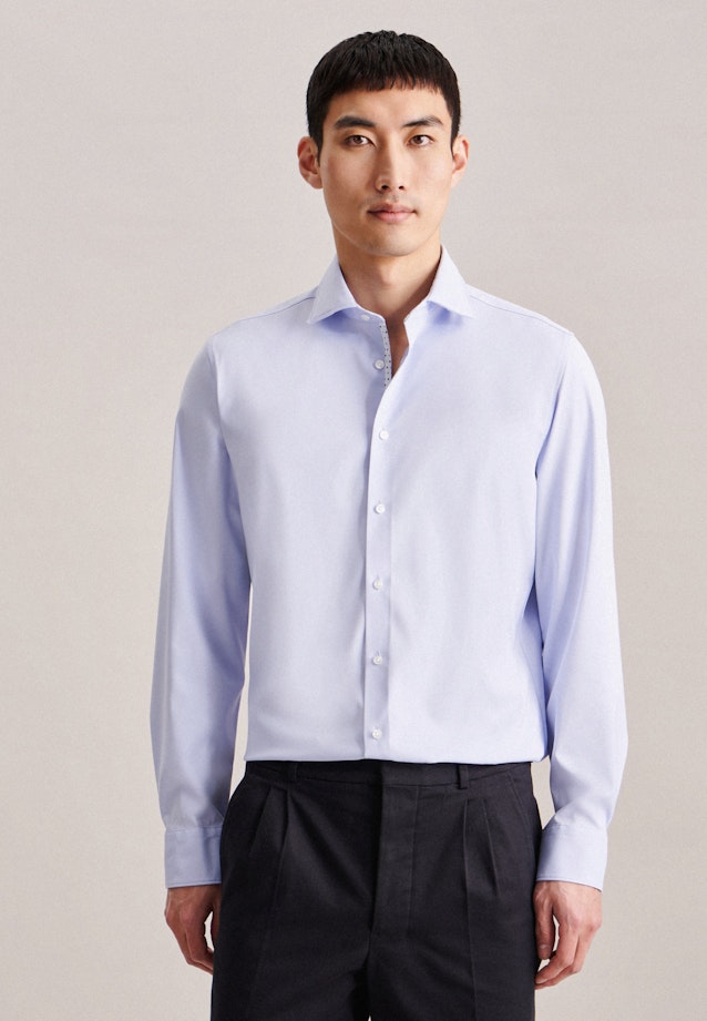 Slim Performance-Hemd Uni in Hellblau |  Seidensticker Onlineshop