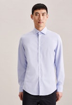 Slim Chemise Performance Uni in Bleu Clair |  Seidensticker Onlineshop