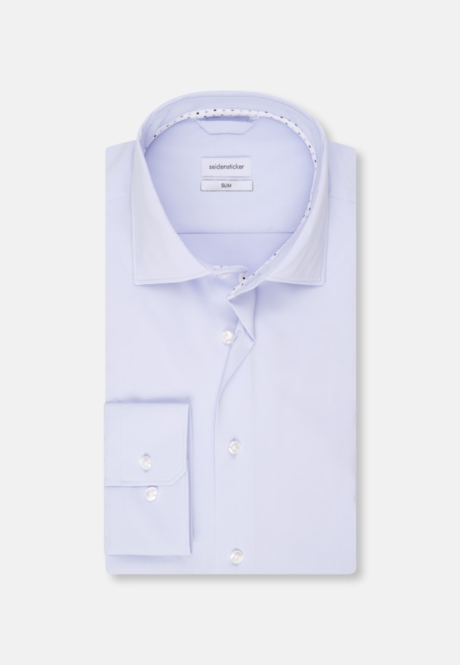 Slim Performance-Hemd Uni in Hellblau | Seidensticker Onlineshop
