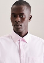 Business Shirt in Regular with Button-Down-Collar in Pink |  Seidensticker Onlineshop