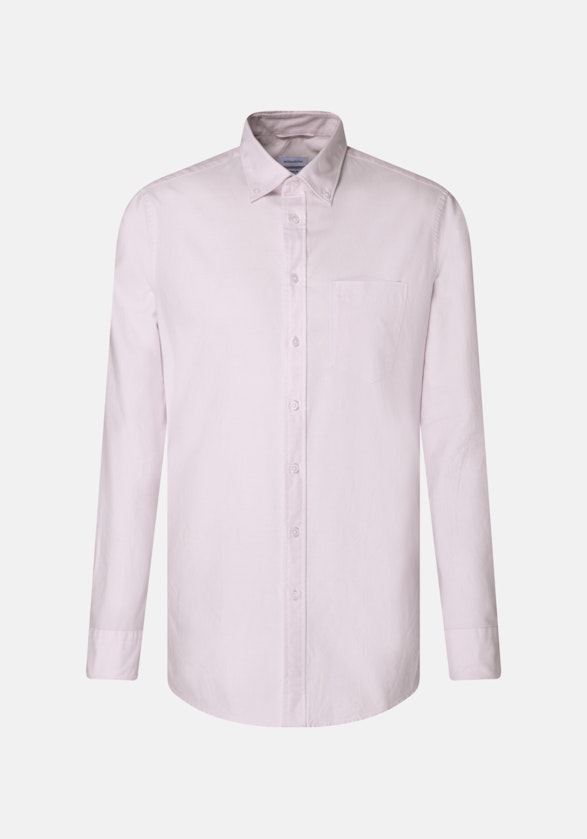 Business Shirt in Regular with Button-Down-Collar in Pink |  Seidensticker Onlineshop