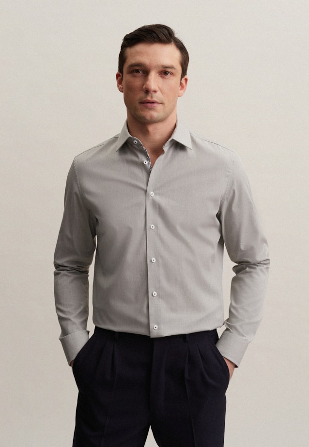 X-Slim Chemise d'affaires Uni in Vert |  Seidensticker Onlineshop