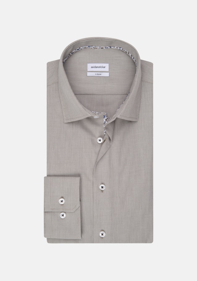 Non-iron Structure Business Shirt in X-Slim with Kent-Collar in Green |  Seidensticker Onlineshop