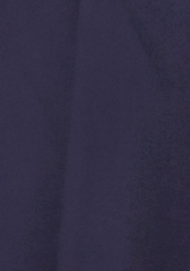 Kurzarm Leinwandbindung Shirtbluse in Dunkelblau |  Seidensticker Onlineshop