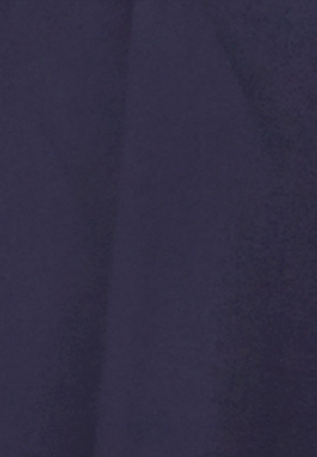 korte arm Leinwandbindung Shirtblouse in Donkerblauw |  Seidensticker Onlineshop