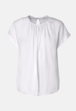 Short sleeve Plain weave Shirt Blouse in White |  Seidensticker Onlineshop