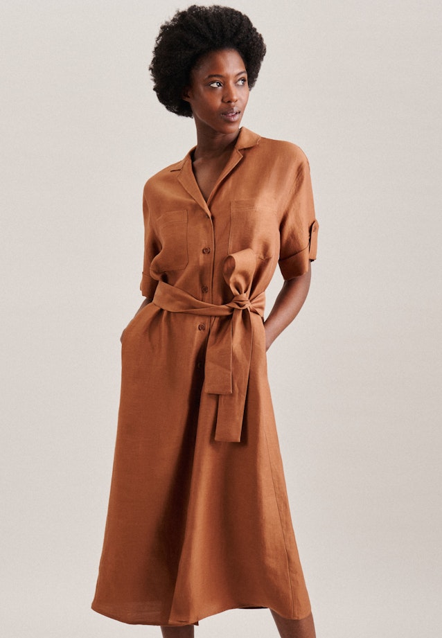 Collar Dress in Brown | Seidensticker Onlineshop