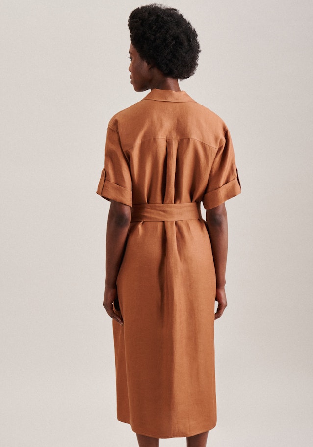 Krepp Maxi Kleid in Braun | Seidensticker Onlineshop