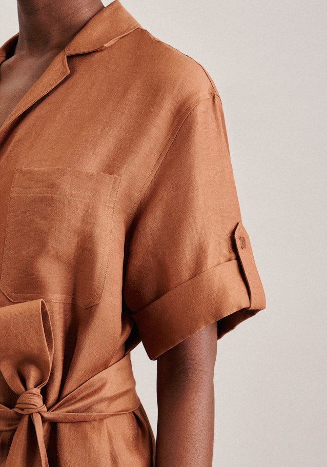 Collar Dress in Brown |  Seidensticker Onlineshop