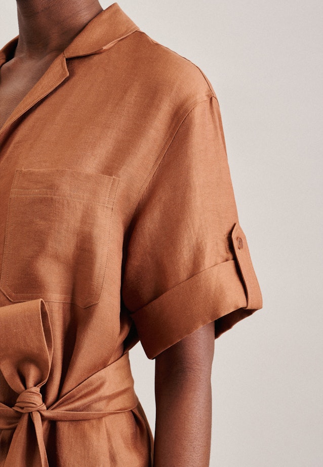Collar Dress in Brown |  Seidensticker Onlineshop