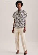 Chemisier évasé Imprimé in Bleu Foncé |  Seidensticker Onlineshop