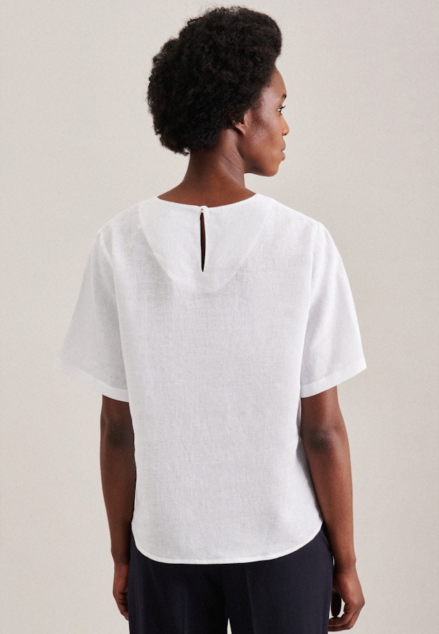 Kurzarm Leinen Shirtbluse in Weiß | Seidensticker Onlineshop