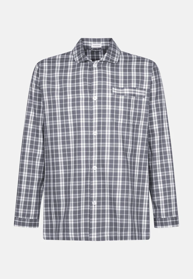 Regular Pyjama Druck in Grau |  Seidensticker Onlineshop