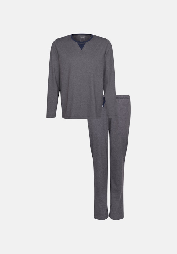 Pyjama aus 100% Baumwolle in Grau |  Seidensticker Onlineshop