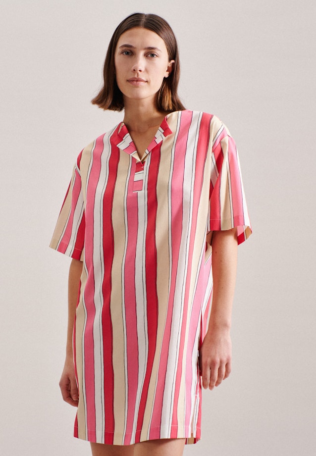 Night shirt in Pink beige AOP |  Seidensticker Onlineshop