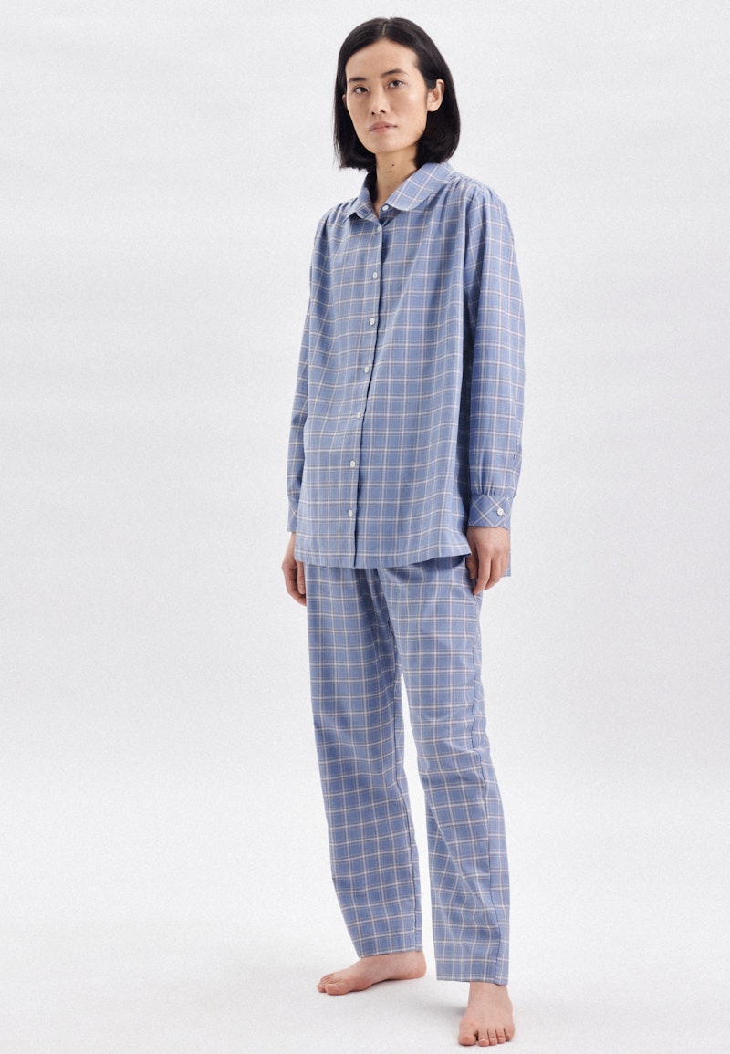 Pyjama Regular Manche Longue À Revers