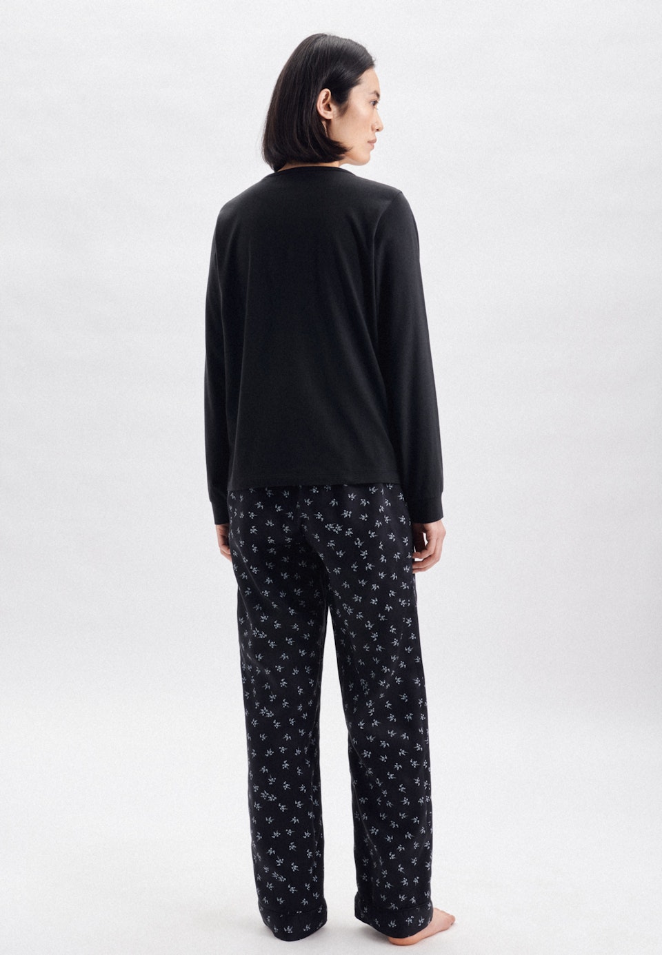 Pyjamahose aus 100% Modal in Schwarz |  Seidensticker Onlineshop