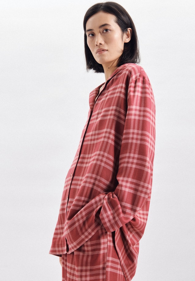 Pyjama aus 100% Viskose in Rot |  Seidensticker Onlineshop