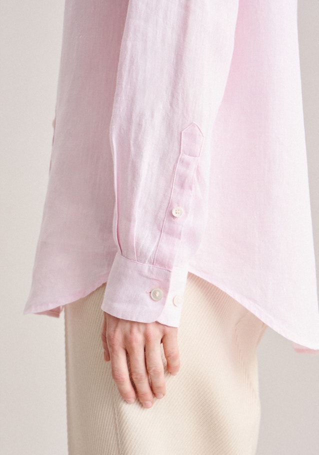 Leinen Hemdbluse in Rosa/Pink |  Seidensticker Onlineshop