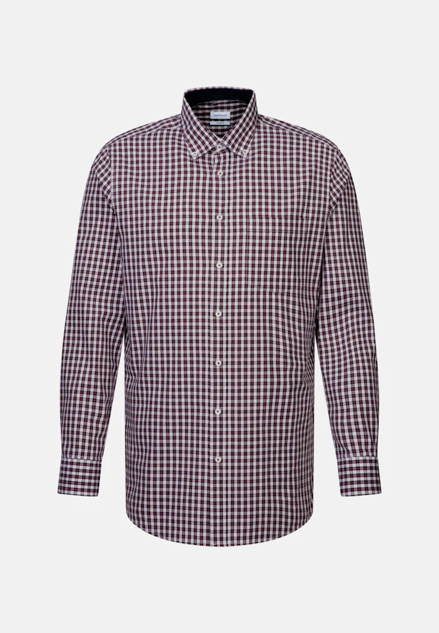 Comfort Business shirt Check in Red |  Seidensticker Onlineshop
