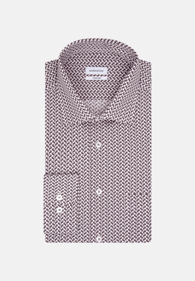 Business Shirt in Comfort with Kent-Collar in Grey |  Seidensticker Onlineshop