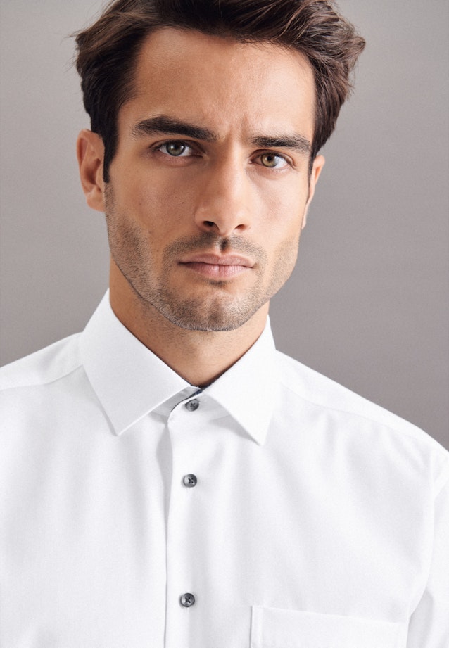 Comfort Business Hemd Uni in Weiß |  Seidensticker Onlineshop