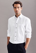 Comfort Business Hemd Uni in Weiß |  Seidensticker Onlineshop