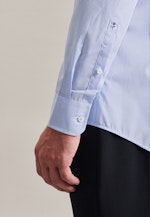 Non-iron Poplin Business Shirt in Comfort with Kent-Collar in Light Blue |  Seidensticker Onlineshop