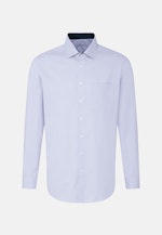 Non-iron Poplin Business Shirt in Comfort with Kent-Collar in Light Blue |  Seidensticker Onlineshop