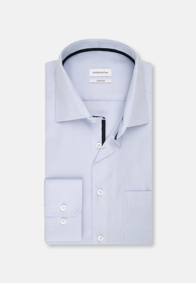 Comfort Business shirt Uni in Light Blue |  Seidensticker Onlineshop