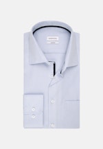 Non-iron Structure Business Shirt in Comfort with Kent-Collar in Light Blue |  Seidensticker Onlineshop