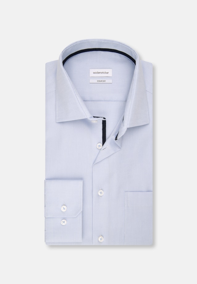Comfort Chemise d'affaires Uni in Bleu Clair |  Seidensticker Onlineshop
