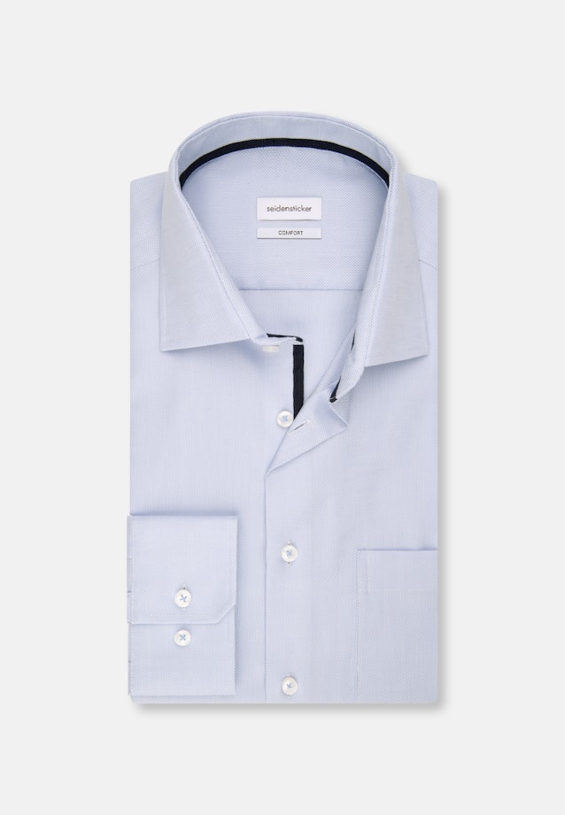 Comfort Chemise d'affaires Uni in Bleu Clair |  Seidensticker Onlineshop