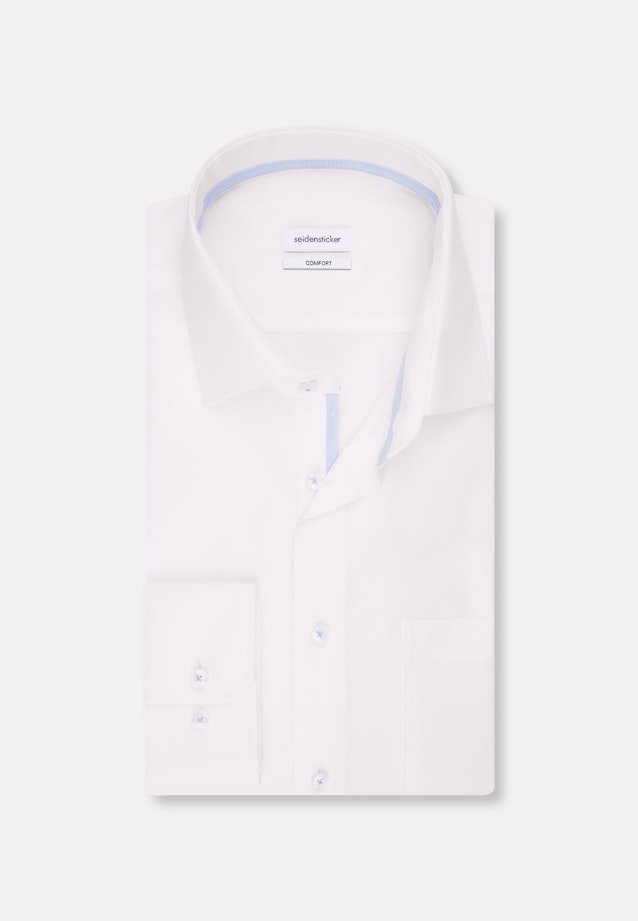 Comfort Business shirt Uni in White |  Seidensticker Onlineshop