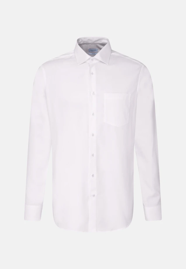 Comfort Business Hemd Uni in Weiß |  Seidensticker Onlineshop