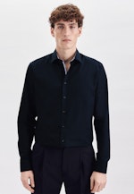 Comfort Business shirt Uni in Dark Blue |  Seidensticker Onlineshop