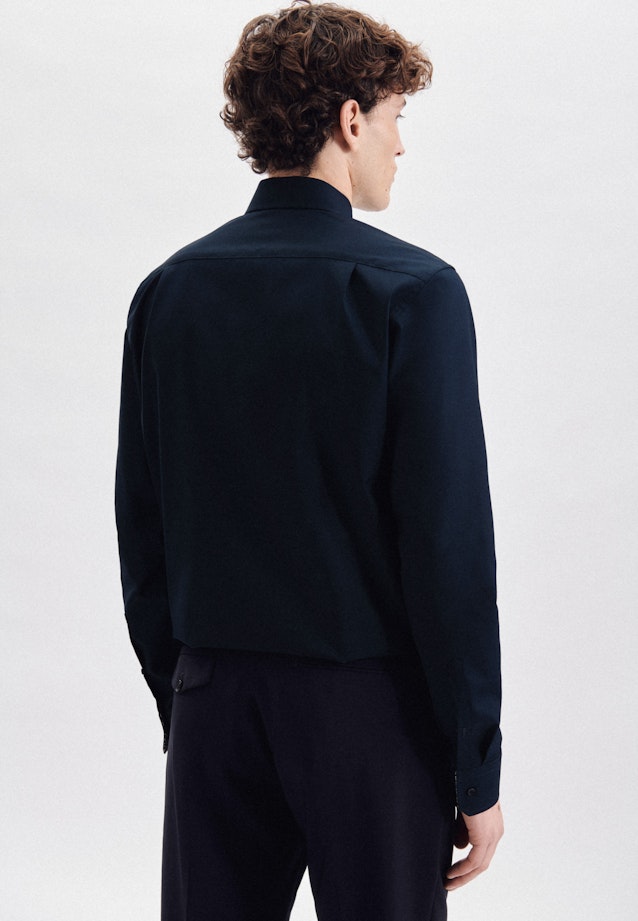 Comfort Business shirt Uni in Dark Blue |  Seidensticker Onlineshop