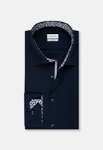Comfort Business shirt Uni in Dark Blue |  Seidensticker Onlineshop