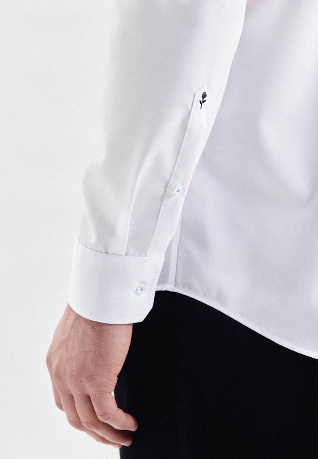 Comfort Business Hemd Uni in Weiß |  Seidensticker Onlineshop