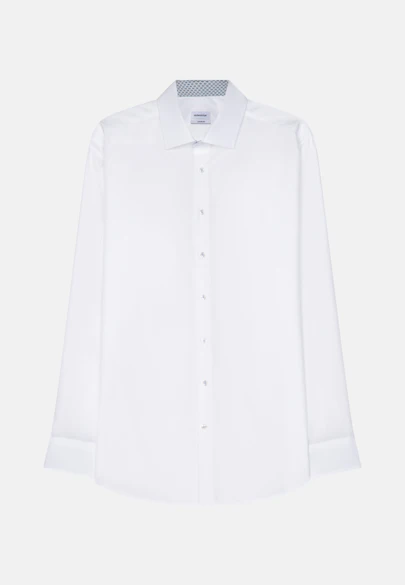 Comfort Chemise d'affaires Uni in Blanc |  Seidensticker Onlineshop